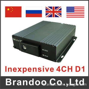 School Bus 4CH DVR, Mobile DVR Support 3G/GPS